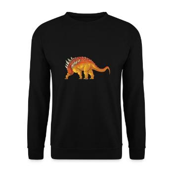 Edmontonia Dinosaur Children Dino Gift - Sweat-shirt Unisexe - noir - Devant - Alina (178cm) & Michal (187cm)