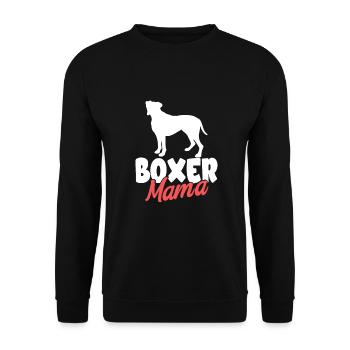 Propriétaire de chien boxeur allemand - Sweat-shirt Unisexe - noir - Devant - Alina (178cm) & Michal (187cm)