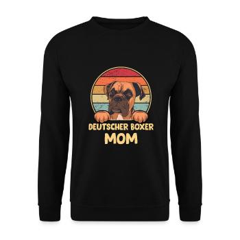 Propriétaire de chien boxeur allemand - Sweat-shirt Unisexe - noir - Devant - Alina (178cm) & Michal (187cm)
