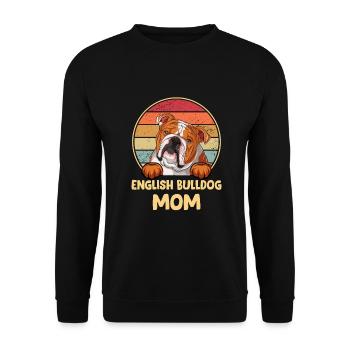 Deutsch Bulldog Dog Dog Propriétaire - Sweat-shirt Unisexe - noir - Devant - Alina (178cm) & Michal (187cm)