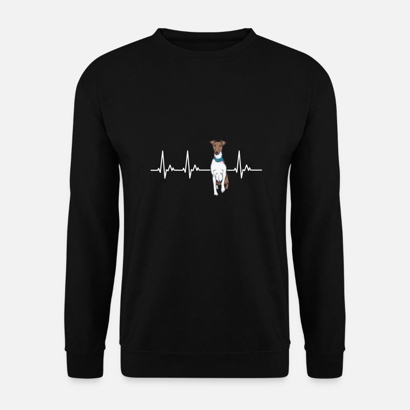 Foxterrier Hund Dog Hundehalter - Unisex Pullover - Schwarz