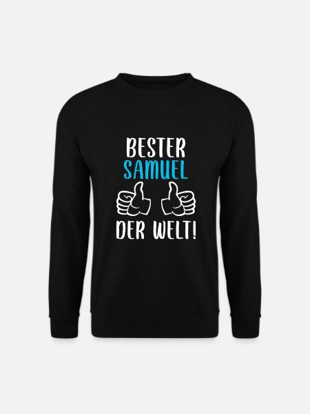 Samuel Vorname Name Geburtstag - Unisex Pullover - Schwarz