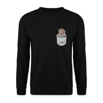 Propriétaire de chien de chien havanais - Sweat-shirt Unisexe - noir - Devant - Alina (178cm) & Michal (187cm)