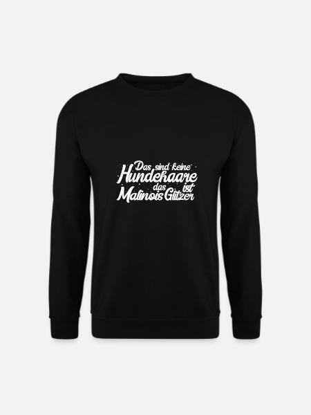 Malinois Hund Dog Hundehalter - Unisex Pullover - Schwarz