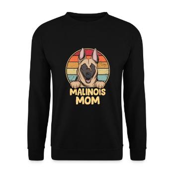 Malinois Dog Dog Propriétaire - Sweat-shirt Unisexe - noir - Devant - Alina (178cm) & Michal (187cm)