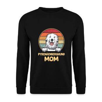 Chien de montagne des Pyrénées Chien Propriétaire de chien - Sweat-shirt Unisexe - noir - Devant - Alina (178cm) & Michal (187cm)