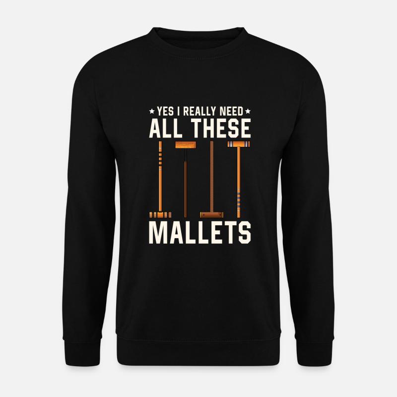 Croquet - Unisex Sweatshirt - black