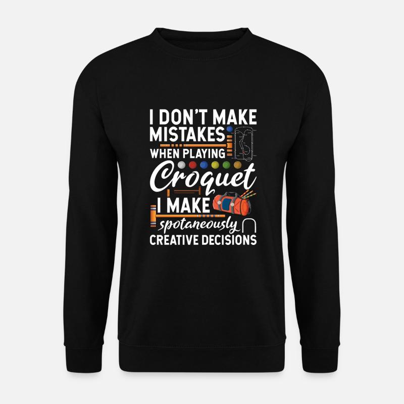 Croquet - Unisex Sweatshirt - black
