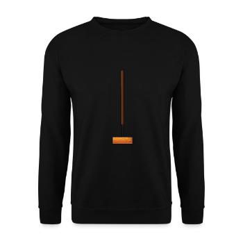 Croquet - Sweat-shirt Unisexe - noir - Devant - Alina (178cm) & Michal (187cm)