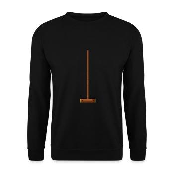 Croquet - Sweat-shirt Unisexe - noir - Devant - Alina (178cm) & Michal (187cm)