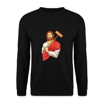 Croquet - Sweat-shirt Unisexe - noir - Devant - Alina (178cm) & Michal (187cm)