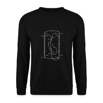 Croquet - Sweat-shirt Unisexe - noir - Devant - Alina (178cm) & Michal (187cm)