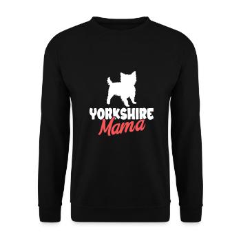 Yorkshire Terrier Dog Dog Propriétaire - Sweat-shirt Unisexe - noir - Devant - Alina (178cm) & Michal (187cm)