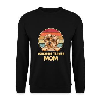 Yorkshire Terrier Dog Dog Propriétaire - Sweat-shirt Unisexe - noir - Devant - Alina (178cm) & Michal (187cm)