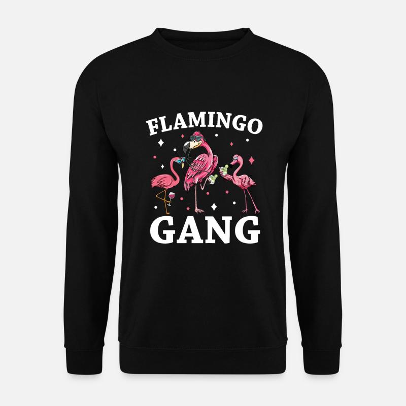 Flamingo JGA - Unisex Pullover - Schwarz