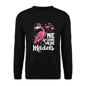 Flamingo JGA - Unisex Pullover - Schwarz - Vorne - Alina (178cm) & Michal (187cm)