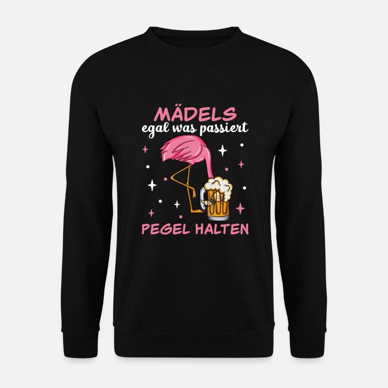 Flamingo JGA - Unisex Pullover - Schwarz