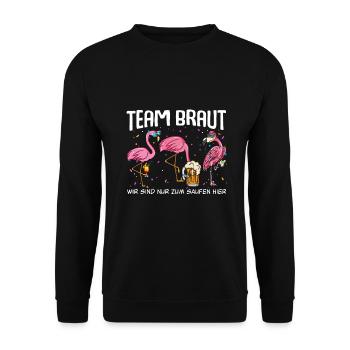 Flamingo JGA - Unisex Pullover - Schwarz - Vorne - Alina (178cm) & Michal (187cm)