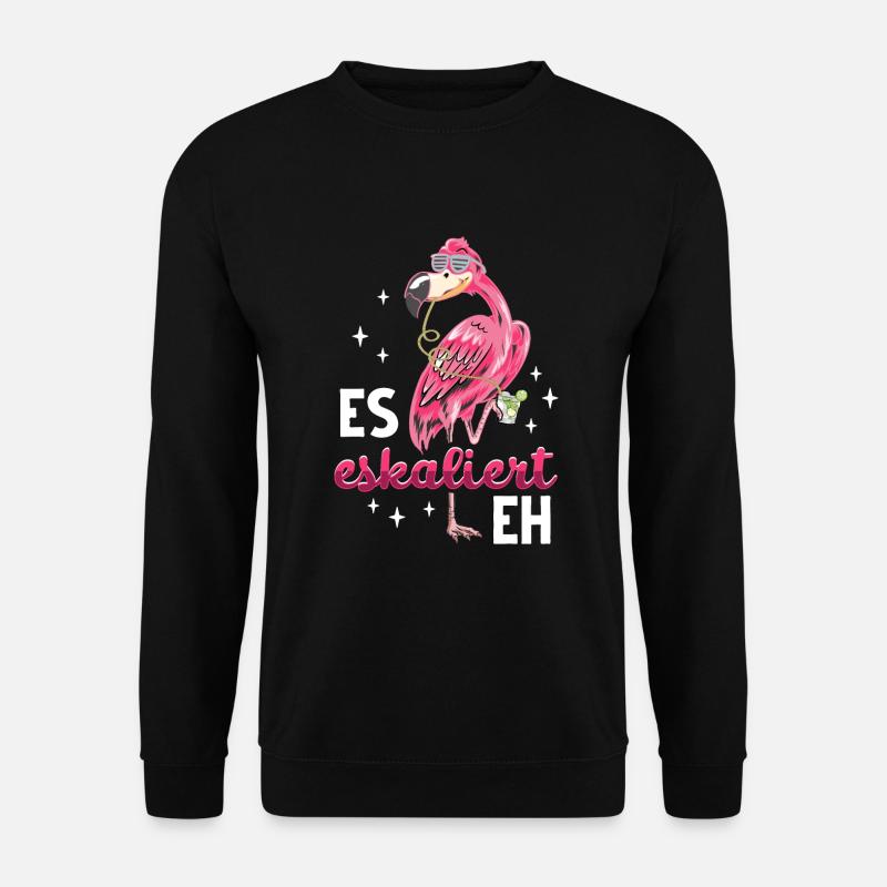 Flamingo JGA - Unisex Pullover - Schwarz