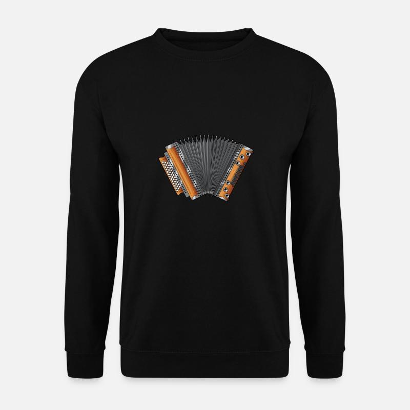 Styrian harmonica Quetschn Ziachorgel - Unisex Sweatshirt - black