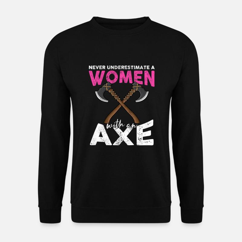 Lancer une hache - Sweat-shirt Unisexe - noir
