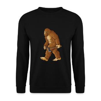 Lancer une hache - Sweat-shirt Unisexe - noir - Devant - Alina (178cm) & Michal (187cm)