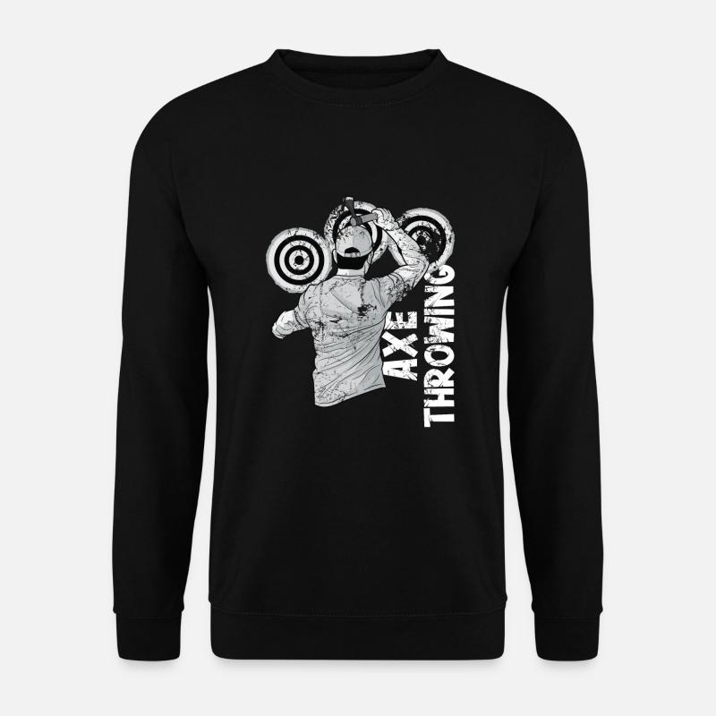 Lancer une hache - Sweat-shirt Unisexe - noir