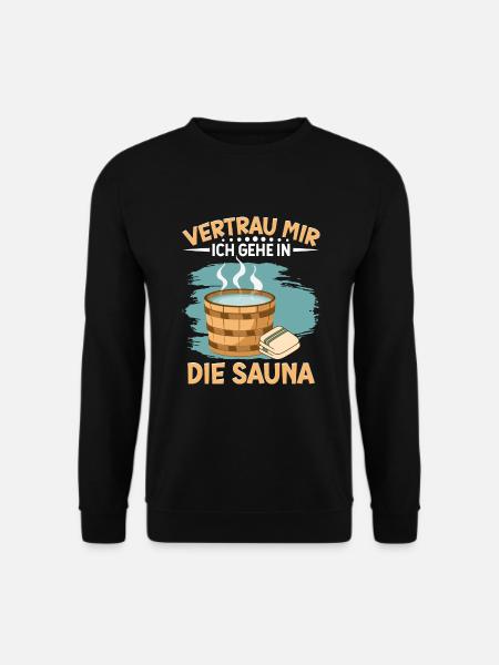 Sauna - Unisex Pullover - Schwarz