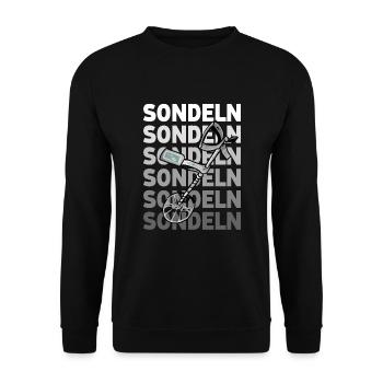 Sondeln - Unisex Pullover - Schwarz - Vorne - Alina (178cm) & Michal (187cm)