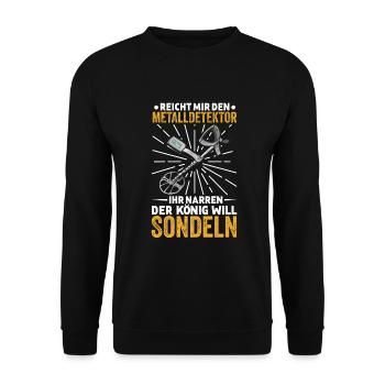 Sondeln - Unisex Pullover - Schwarz - Vorne - Alina (178cm) & Michal (187cm)