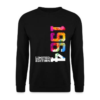 62ND BIRTHDAY LIMITED EDITION 1964 - Unisex Sweatshirt - black - Front - Alina (178cm) & Michal (187cm)