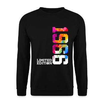 60E ANNIVERSAIRE ÉDITION LIMITÉE 1966 - Sweat-shirt Unisexe - noir - Devant - Alina (178cm) & Michal (187cm)