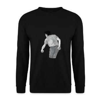 Petanque Boule Game Set Boccia - Unisex Sweatshirt - black - Front - Alina (178cm) & Michal (187cm)