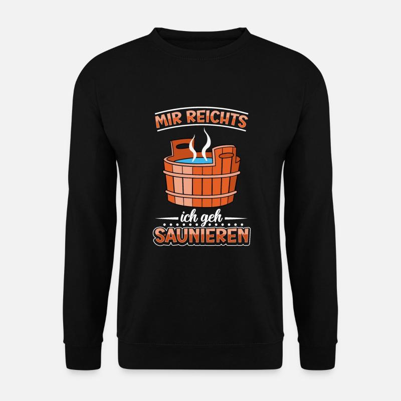 Sauna - Unisex Pullover - Schwarz