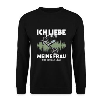 Sondeln - Unisex Pullover - Schwarz - Vorne - Alina (178cm) & Michal (187cm)