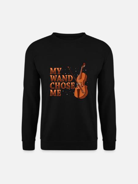 Geige Violine Viola Cello Musiker Instrument - Unisex Pullover - Schwarz