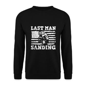 Car Painter Sprayer Paints - Unisex Sweatshirt - black - Front - Alina (178cm) & Michal (187cm)