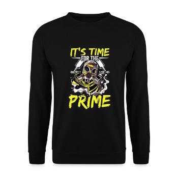 Car Painter Sprayer Paints - Unisex Sweatshirt - black - Front - Alina (178cm) & Michal (187cm)
