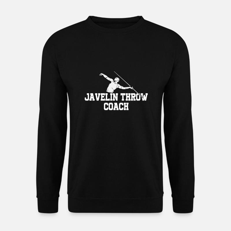 Speerwurfstrecker Leichtathletik Speerwerfer - Unisex Pullover - Schwarz