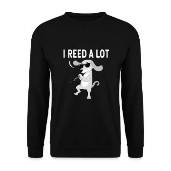 Clarinettiste Musiciens d’orchestre - Sweat-shirt Unisexe - noir - Devant - Alina (178cm) & Michal (187cm)