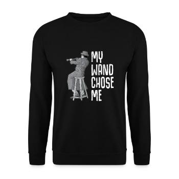 Clarinettiste Musiciens d’orchestre - Sweat-shirt Unisexe - noir - Devant - Alina (178cm) & Michal (187cm)