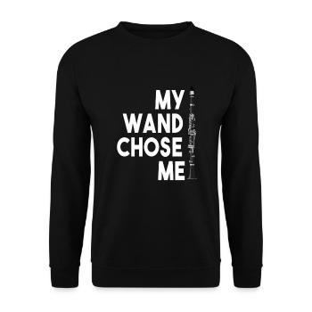Klarinette Player Orchestra Musiker - Unisex Pullover - Schwarz - Vorne - Alina (178cm) & Michal (187cm)