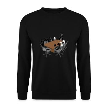 Clarinettiste Musiciens d’orchestre - Sweat-shirt Unisexe - noir - Devant - Alina (178cm) & Michal (187cm)