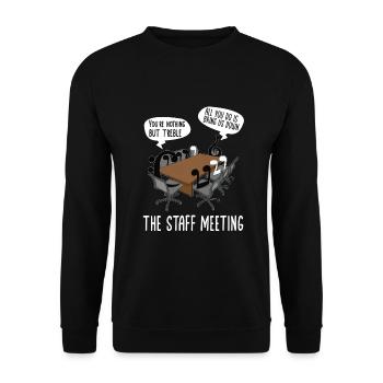 Clarinettiste Musiciens d’orchestre - Sweat-shirt Unisexe - noir - Devant - Alina (178cm) & Michal (187cm)