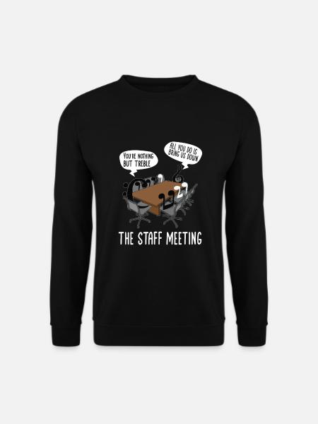 Clarinet Player Orchestra Musicians - Unisex Sweatshirt - black
