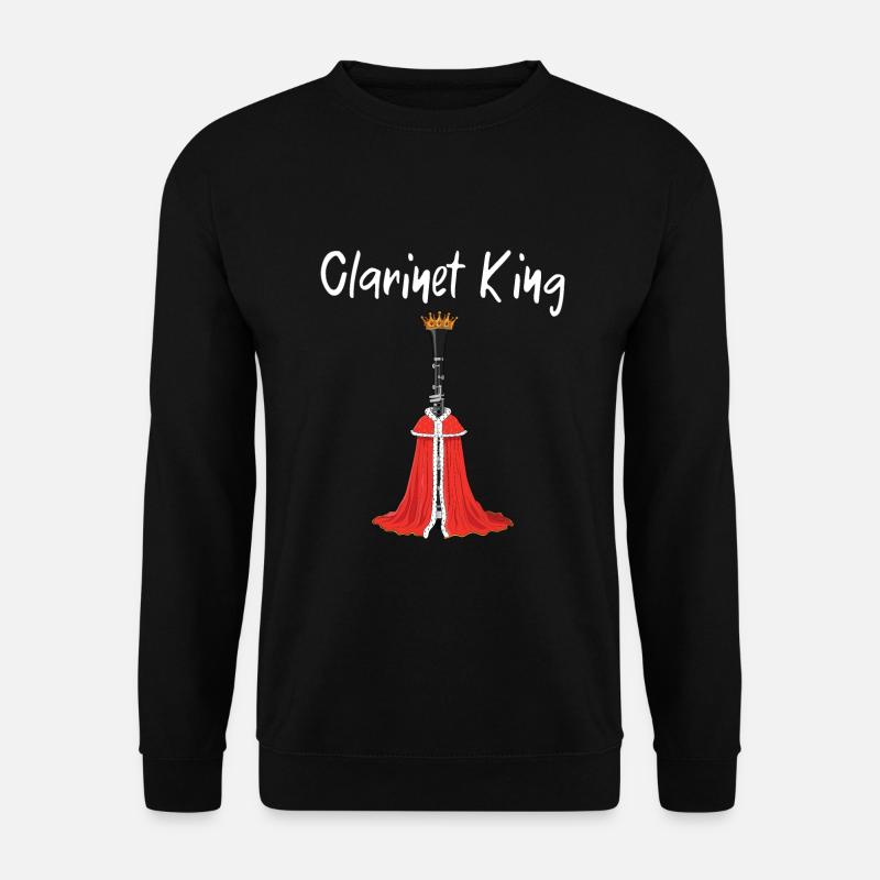 Klarinette Player Orchestra Musiker - Unisex Pullover - Schwarz