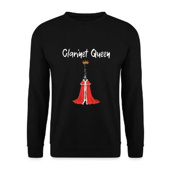 Clarinettiste Musiciens d’orchestre - Sweat-shirt Unisexe - noir - Devant - Alina (178cm) & Michal (187cm)