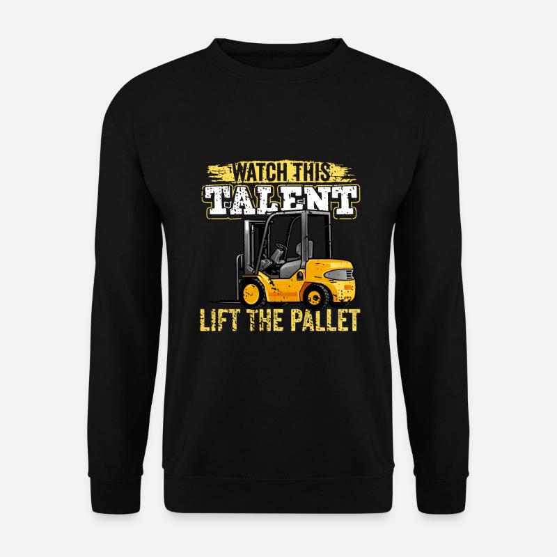 Gabelstapler - Unisex Pullover - Schwarz