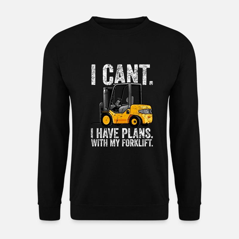 Gabelstapler - Unisex Pullover - Schwarz