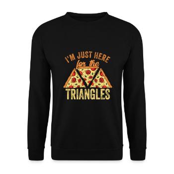 Pizza Baker Faites votre propre pizza - Sweat-shirt Unisexe - noir - Devant - Alina (178cm) & Michal (187cm)